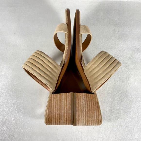 NEW Linea Paolo Women’s Ida Leather Heeled Slide Sandal Size 8M - Picture 13 of 14